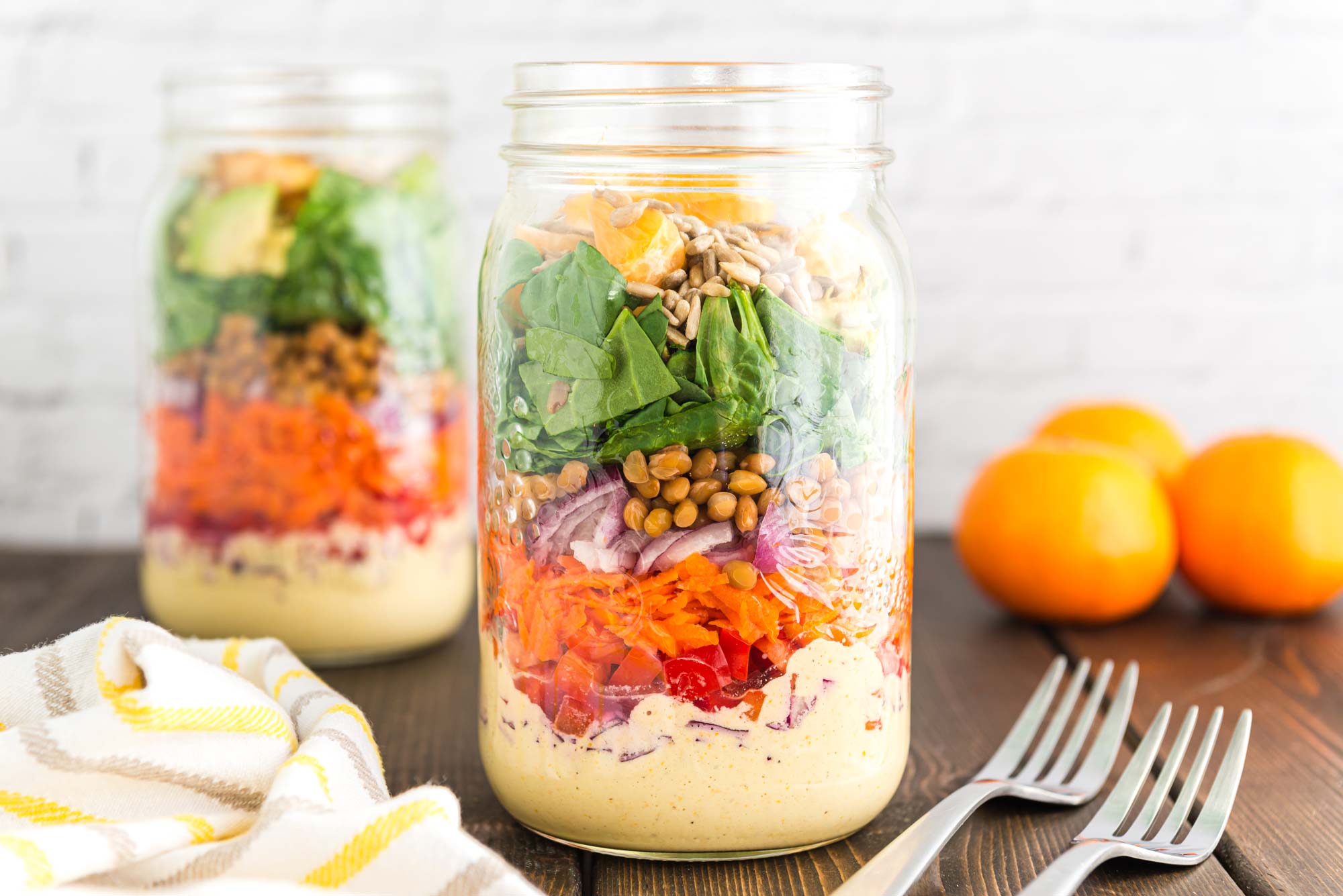 Citrus salad in a jar - magnesium health benefits