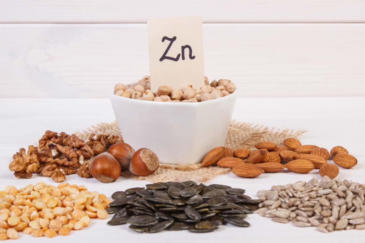 variety of zinc rich foods